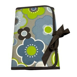 Thirty-One Fold &*‎ Go Organizer NEW Green Teal Floral